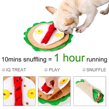

Pet Thin Burrito Dog Training Toy IQ Dog Training Play Pet Supplies Dog Bowl Toy