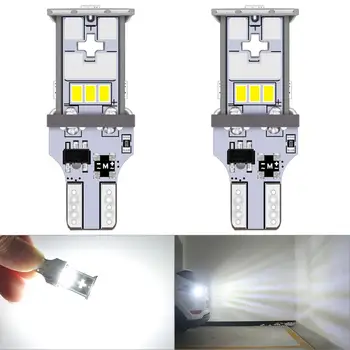 

2x T15 W16W LED Reverse Light Bulbs 1000LM 920 921 912 Canbus Highlight LED Backup Parking Light Lamp Bulbs 12V Auto Lamp