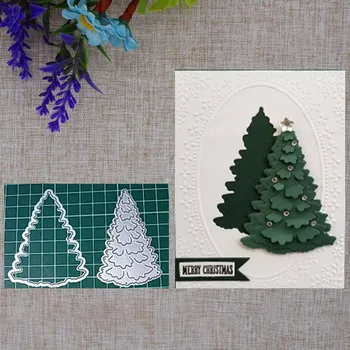 

Christmas Tree Carbon Steel Cutting Die DIY Photo Album Card Embossing Puzzle Knife Mold Greeting Card Album Production
