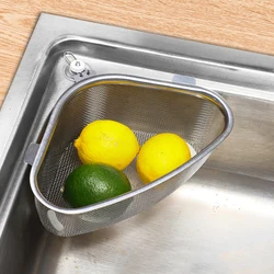 Gadget Kitchen Sink Strainers Stainless Steel Sponge Holder Hanging Kitchen Sinks Small Cocina Accesorio Home Improvement YQ50
