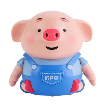 

Inductive Pig Pen Draw Line Heel Robot Light Music Animal Education Kid Toy Mini Pig Robot Inductive Pen Light Music Animals