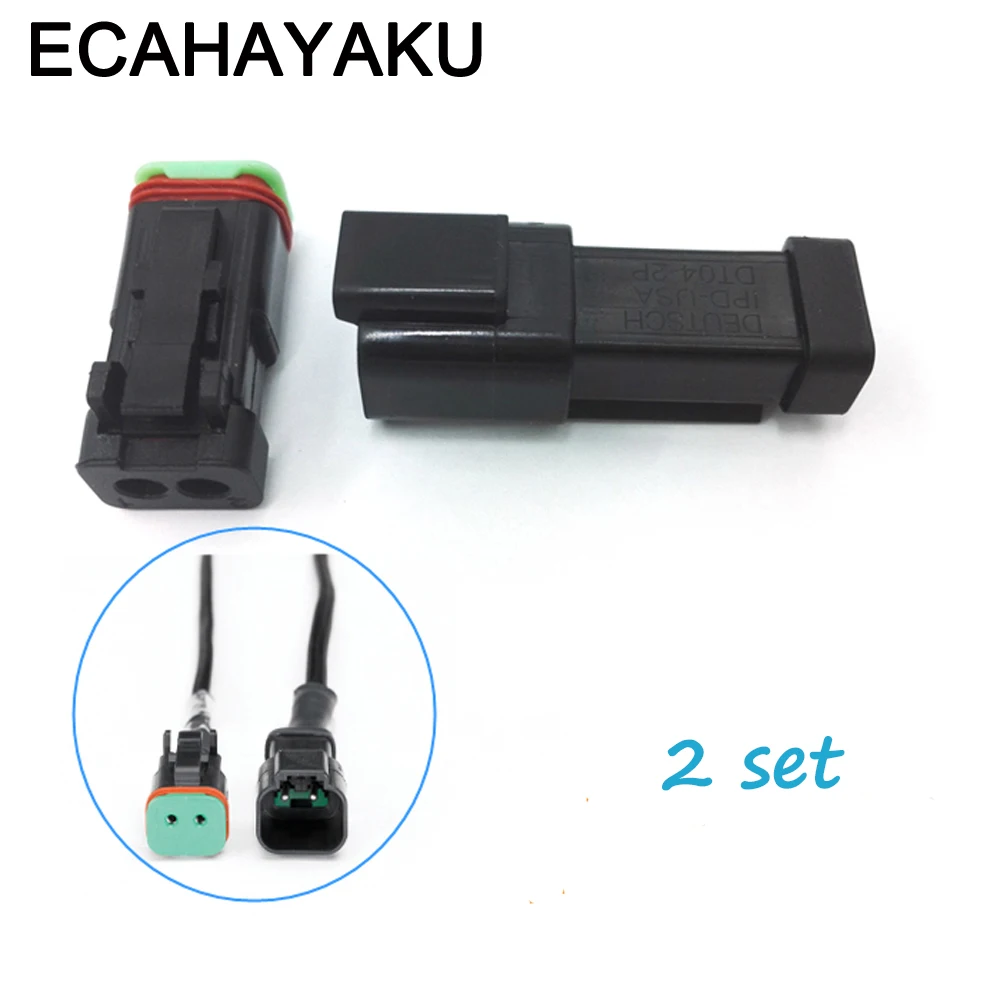 ECAHAYAKU 2 шт. 3 дюйма квадратный 18 Вт светодиодный рабочий светильник внедорожный светодиодный светильник, куб стручки светильник 3 м кабель DT штекер для внедорожных ATV грузовиков