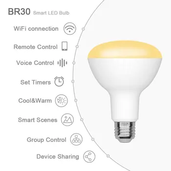 

Smart Wifi Lamp RGB Lamp Wake-up Lamp Lights WiFi Smart Bulb For Amazon ECHO Google Home IFTTT