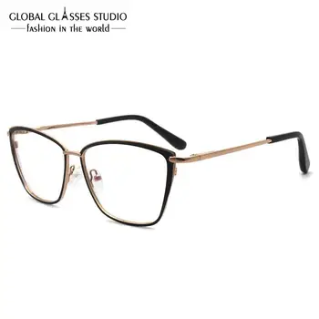 

2020new cat eye butterfly full frame fashion metal Women Lady elegant optiacl glasses frame FVG7163