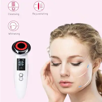 

New Ultrasonic Iontophoresis Skin Scrubber Facial Lifting And Blackhead Remover Ion Deep Face Cleaning Beauty Instrument