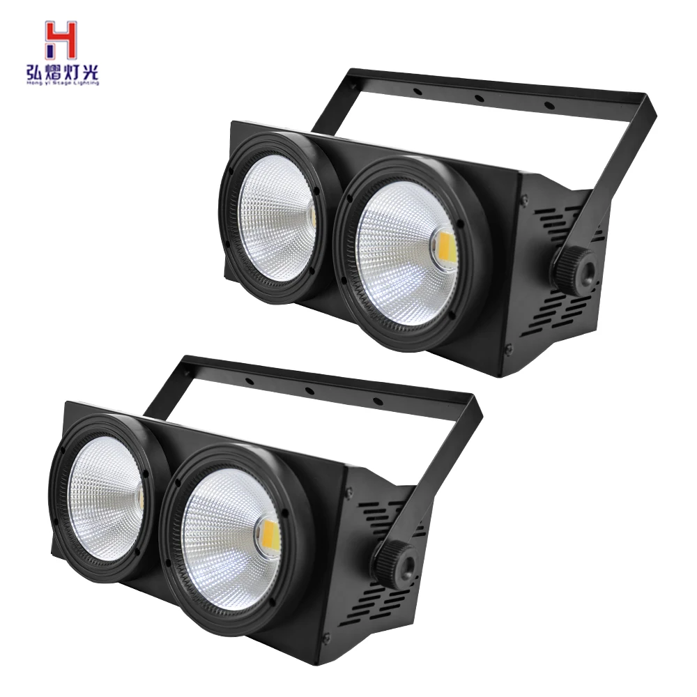 

COB Par LED 2x100W Audience Light with Cool White Warm White DMX LED Par Light DJ Disco Party Stage Light (2pcs/lot)