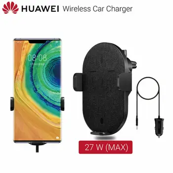 

Original Huawei Fast Charging 27W Qi Wireless Car Charger Automatic Sensor Phone Holder For Huawei Samsung xiaomi 1 phones