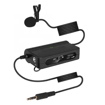 

Comica CVM-V05 Omnidirectional Mic Clip-on Lavalier Lapel Microphone for Canon Nikon Fuji Cameras for iPhone Samsung Smartphones