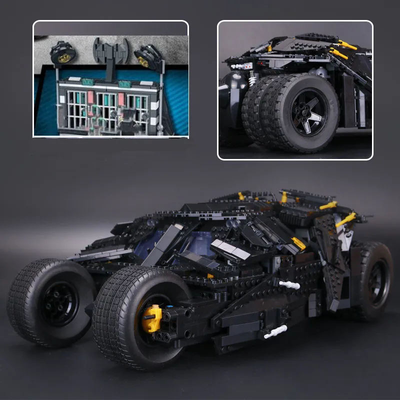7144 Technic The Ultimate Batmobile Compatible Car Set Bulding Blocks MOC-15506 DC creator Super Heroes Bricks Toys for children