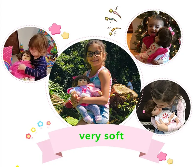 Bebe Reborn Corpo De Silicone Inteiro кукла 48 см мягкий силикон Boneca Reborn baby Dolls Рождество Surprice Подарки кукла