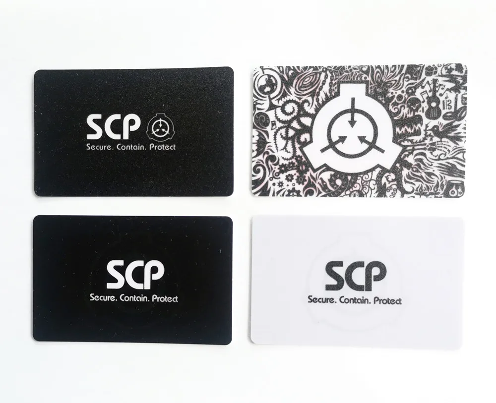 SCP карты, scp секретная основа карты, карты наклейки Специальный Логотип Косплей карты класса доступа - Цвет: 27-28-29-30