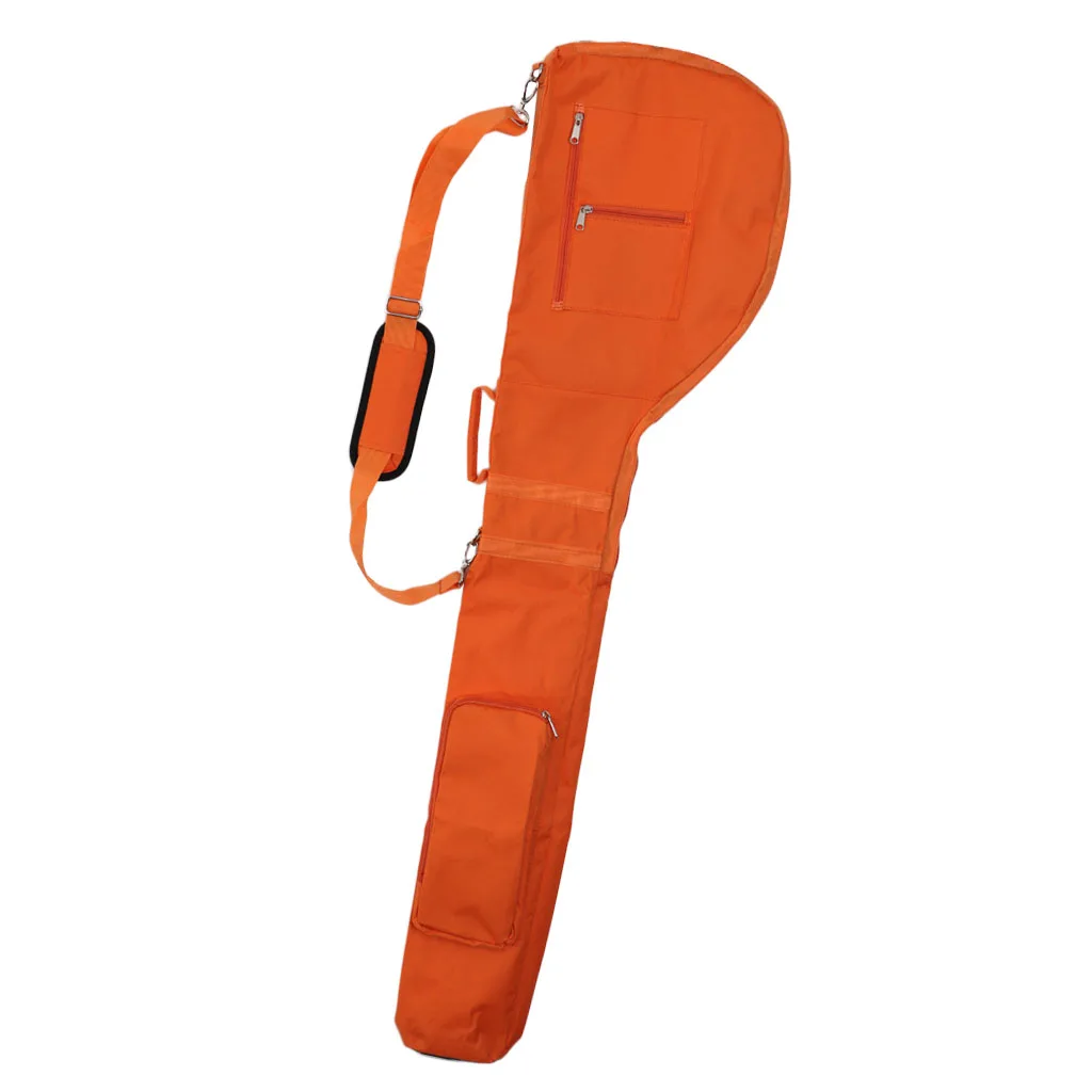 Golf Training Practice Pouch Bag Golf Travel Case Carry Protector for Golf Club Cover With Handle and Strap