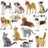Japanese genuine bulks 28 sets cute pet puppies Ragdoll Bobtails Shorthair Ragdoll cats Akita Bulldog Foxhound desktop figure ► Photo 1/5