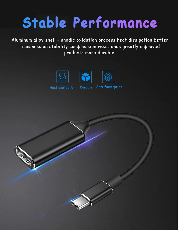 Кабель-адаптер Usb c-Hdmi Type-C-HDMI USB 3 1 4K видеоконвертер адаптер HDTV для ПК Samsung Galaxy |