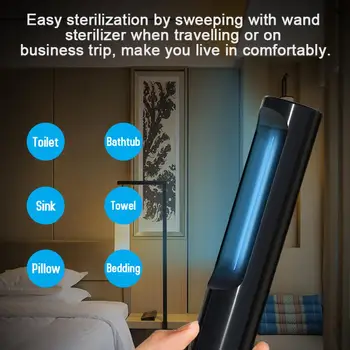 

USB Portable UVC Sterilization Stick Disinfection Rod Personal Care Traveling Sterilizer UV Sanitizer Light Cold Cathode UV Lamp