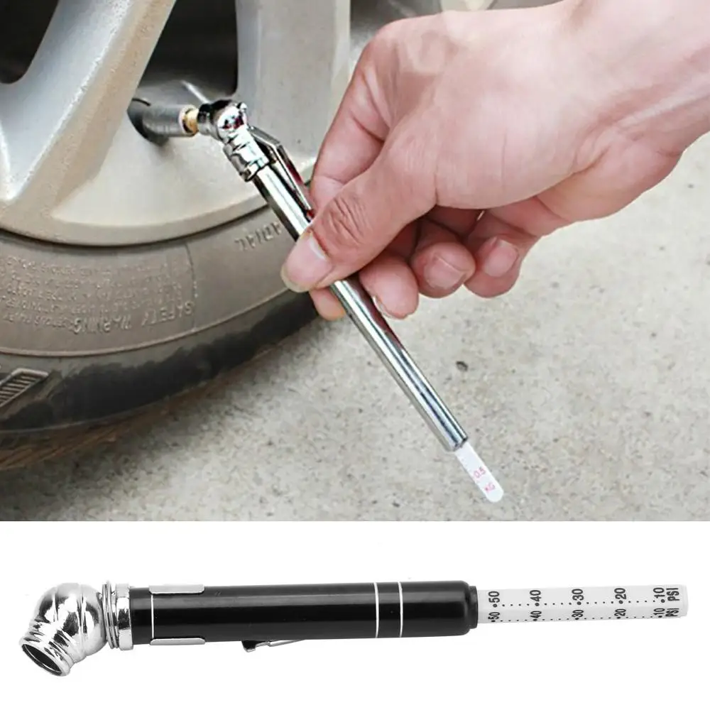 Tyre Pressure Gauge 5pcs 1050psi Mini Pen Shape Tire Pressure Gauge
