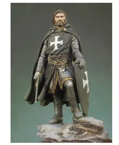 1/32 54 мм Knight Hospitaller(1250) 54 мм каучуковая фигурка модели наборы миниатюрный gk Unassembly Неокрашенный