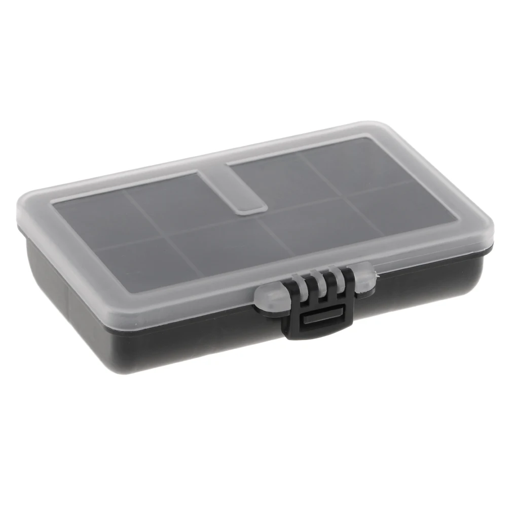 Fishing Lure Box Bait Tackle Plastic Storage Small Lure Case for Vest Fishing Accessories Box Storage Containers 10.5x6.6x2.3cm