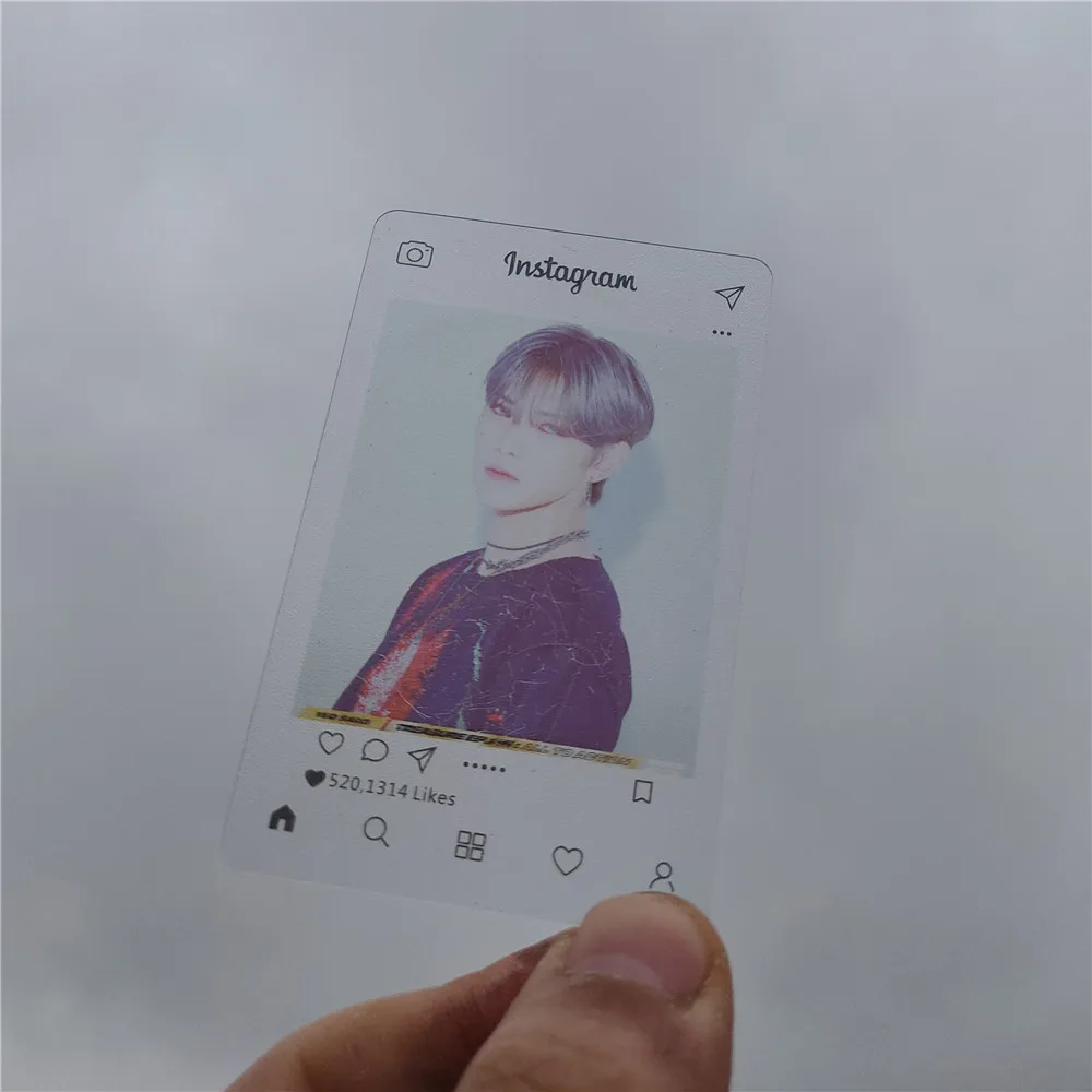 8 шт./компл. Kpop Ateez INS прозрачная карта ПВХ Фотокарта ЛОМО карта для фанатов Коллекционная открытка фотоальбом Kpop ATEEZ периферийная