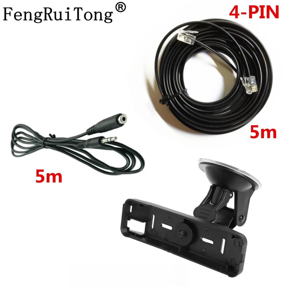 Montaggio A Pannello Holder + Pannelli Linea Di Estensione Cavo Separato + External Audio Linea Estesa, Per Yaesu Ft-100D Ftm-100Dr Walkie Talkie