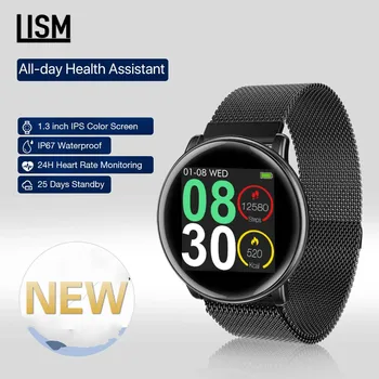 

Smart Watch For Andriod,IOS 1.33' Full Touch Screen IP67 25 days Standby 7 Sport Modes Full Metal Unibody Reloj Inteligente Men