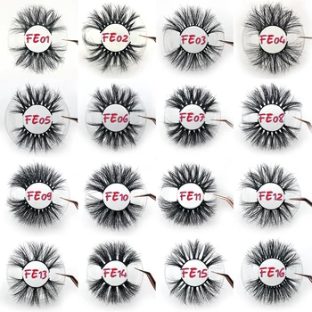 

Length 25mm mink lashes extra Long 3Dmink eyelashes Big dramatic Criss-cross Strands Lashes Natural Fake lashes Extension Beauty