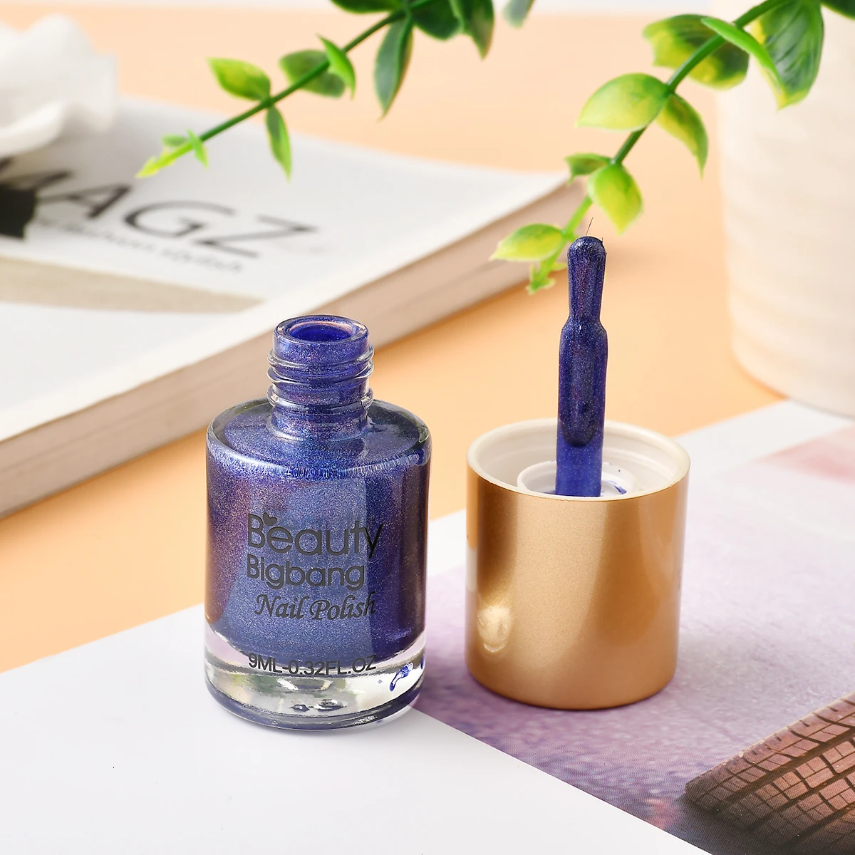 BeautyBigBang 9 мл голографический стемпинг ногтей покрытие золото синий красный лазер дизайн ногтей шаблон печати лак Esmalte Vernis Ongle