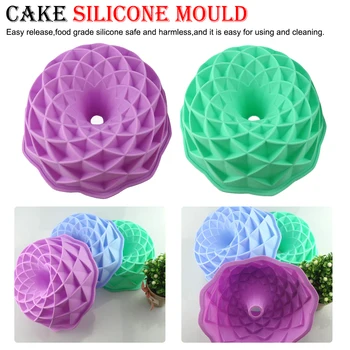 

DIY 3D Bread Birthday Wedding Pastry Mould Pizza Pan Bird Nest Shape Crown Flower Silicone Cake Molds Cake Bakeware Baking Tools