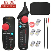 BSIDE FWT82 Dual Mode Network Cable Tracker Wire Toner RJ45 RJ11 Ethernet LAN Tracer Analyzer Detector Line Finder bside fwt11 high quality rj11 rj45 telephone wire tracker tracer toner ethernet lan network cable tester detector line finder
