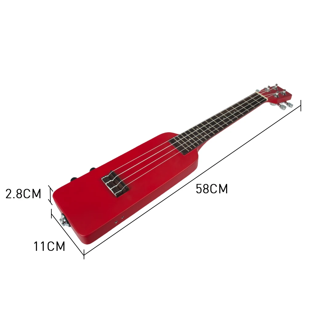 23 ''Okoume набор укулеле W/ Ukulele + шнур кабель сумка из красного дерева корпус тихий