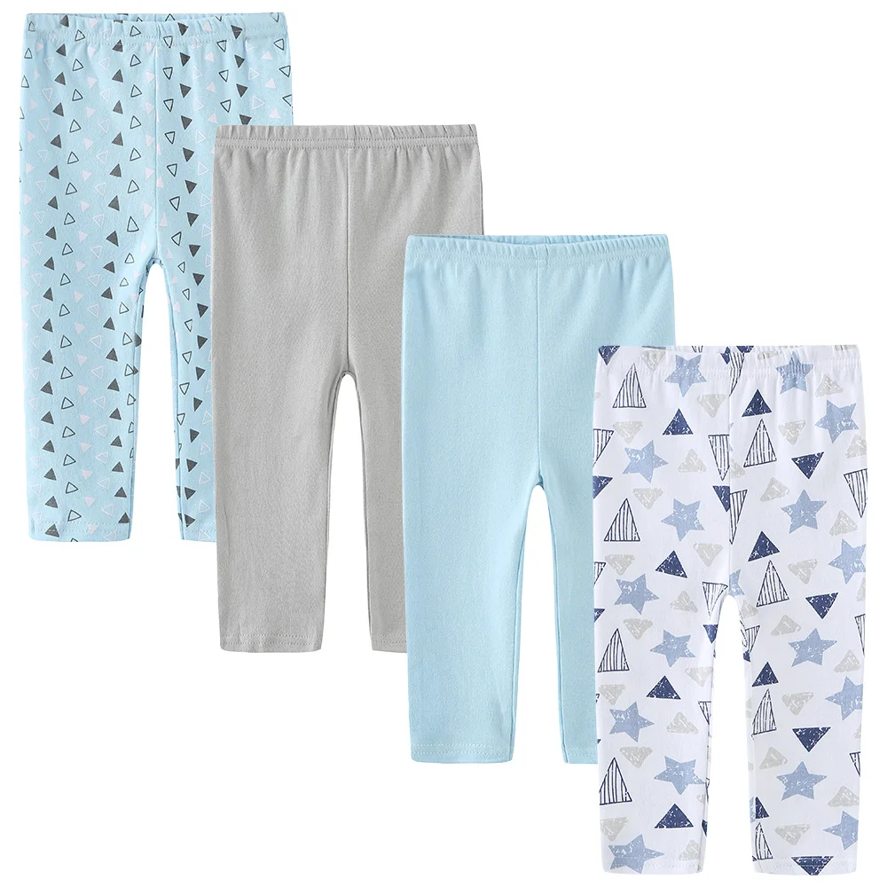 3/4PCS/LOT Newborn Baby Pants Spring Autumn Summer Winter Cotton Infant Pants Cartoon Baby Gril Boy 0-12M