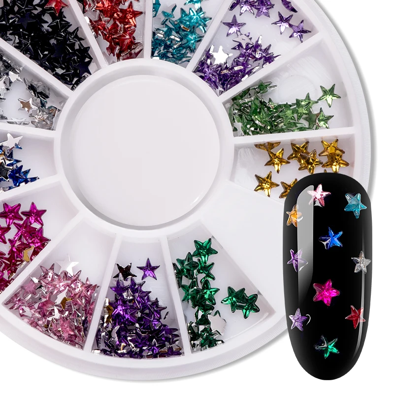 RBAN NAIL 3D Nail Decoration In Wheel Different Size /shape Various Beads Nail Decoration Pearl Diy Nail Art Manicure Decoration - Цвет: Q02158
