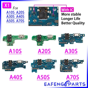 

Dock Connector Micro USB A10S A20S Charger Port Flex Cable Microphone A30S A50S Charging Board For Samsung A40S A70S