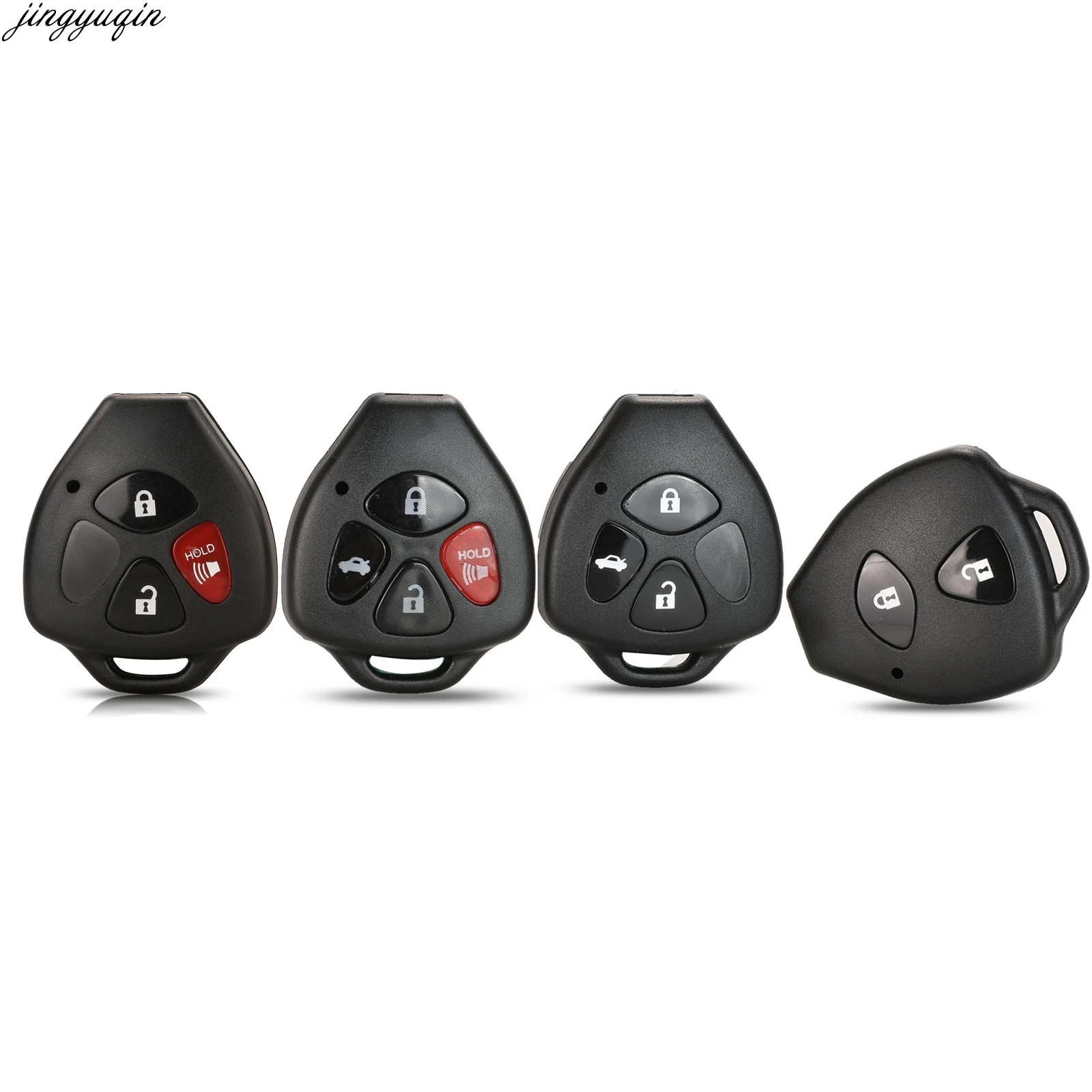 Чехол Jingyuqin чехол для дистанционного ключа от машины Toyota Camry Corolla Avalon Venza Reiz RAV4 Crown