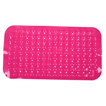 

Bathroom 6 Colors Safety Absorbent Rug Mat Shower Extra Long Grip Suction Cups Anti Non Slip