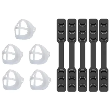 

2/3/4/5/6/8/9PC Mask bracket Unisex Reusable Dustproof Mask bracketPM2.5 Windproof Haze Pollution Respirato Protection Stand New
