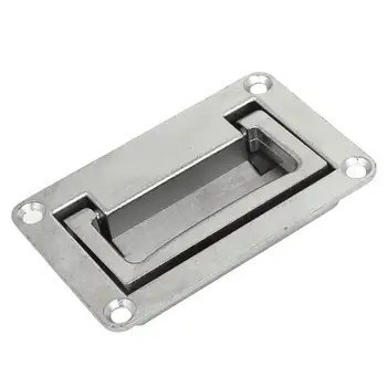 

1 PCS 9.5cm X 6cm Metal Rectangle Shaped Recessed Folding Pull Handle Grip