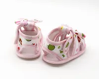 Baby Girl Sandals Newborn Infant Baby Girls Summer Bow Soft Sole Toddler Anti-slip Shoes Sandals Shoes For Newborns Sandalias 5