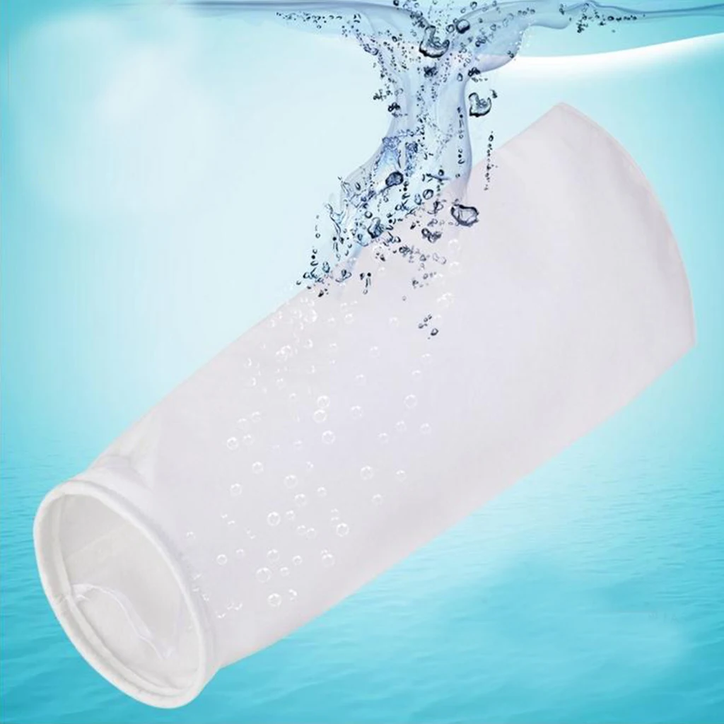 10x 100um Filter Sock Bags Aquarium Tank Reef Marine Bubble Sump Filter Bag