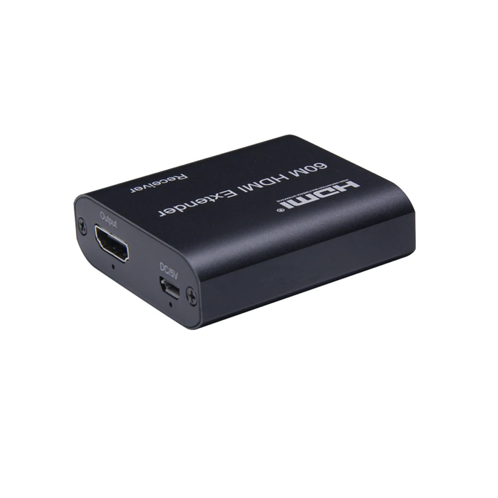 60 м HDMI удлинитель 1080p передатчик приемник по Cat 5e/6 RJ45 Ethernet с микро USB кабель