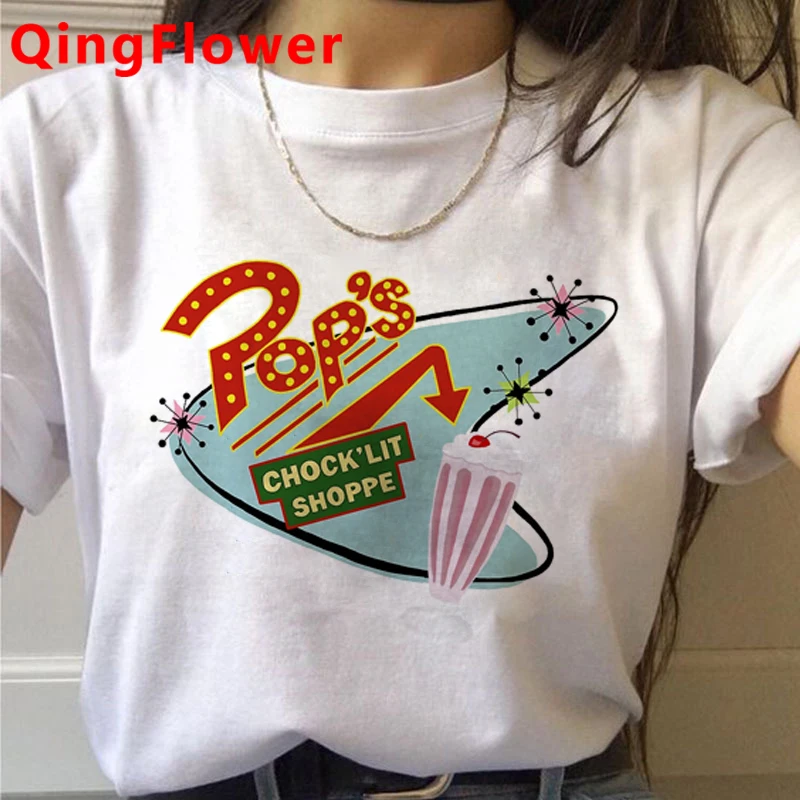 Riverdale Southside Serpents Harajuku T Shirt Women Ullzang Snake Print Summer T-shirt Funny Cartoon Tshirt 90s Top Tees Female