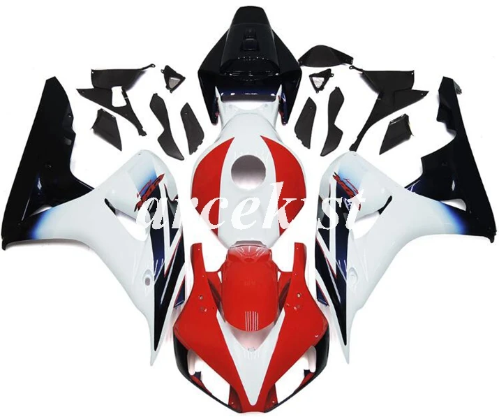 Литьевая Форма ABS мотоцикл обтекатели комплект подходит для CBR1000RR 06 07 CBR 1000RR CBR1000 2006 2007 тела набор темно-синий