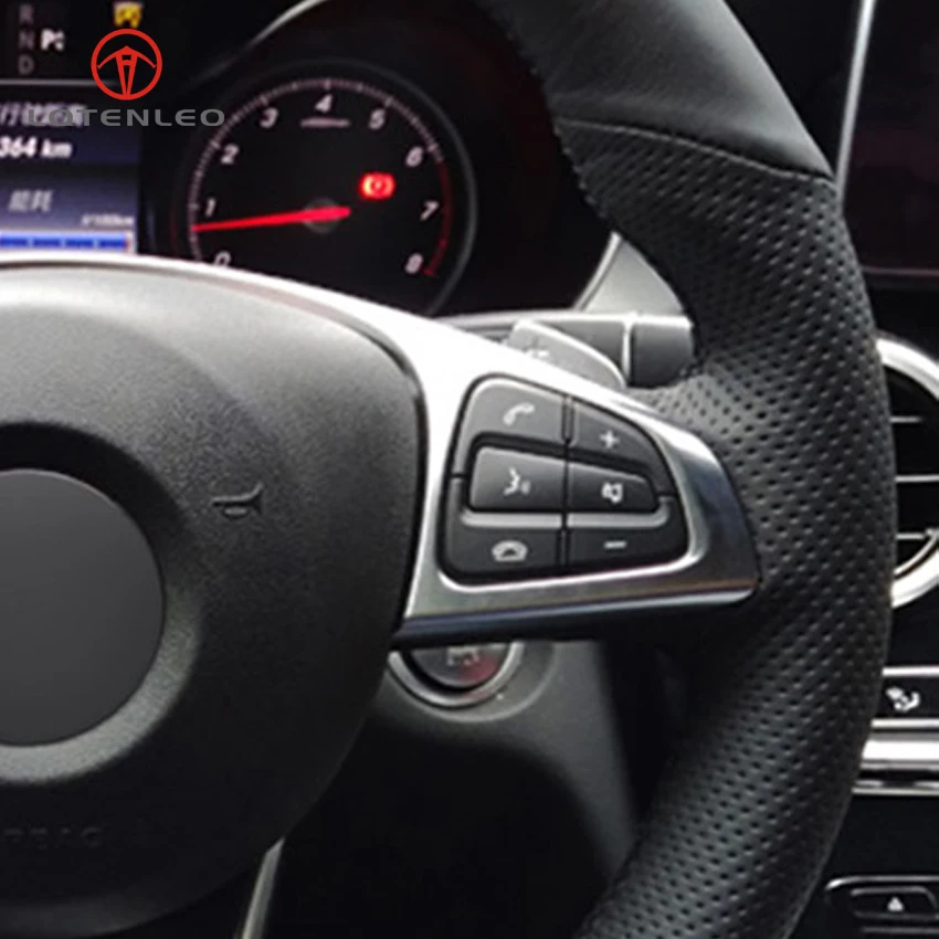 Черный искусственный кожаный чехол LQTENLEO для Mercedes Benz C200 C250 C300 B250 B260 A200 A250 CLA220 CLS400|car