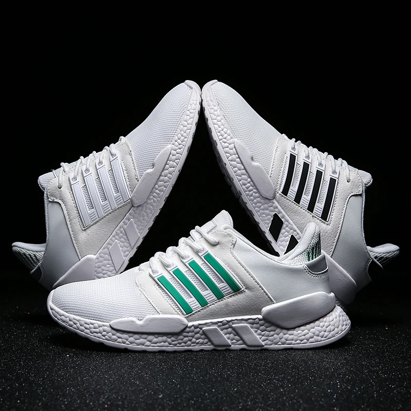 

Thestron Men's Spring Running Shoes Comfortable Sports Shoes Men's White Mesh Breathable Non-slip Sports Men's Shoes
