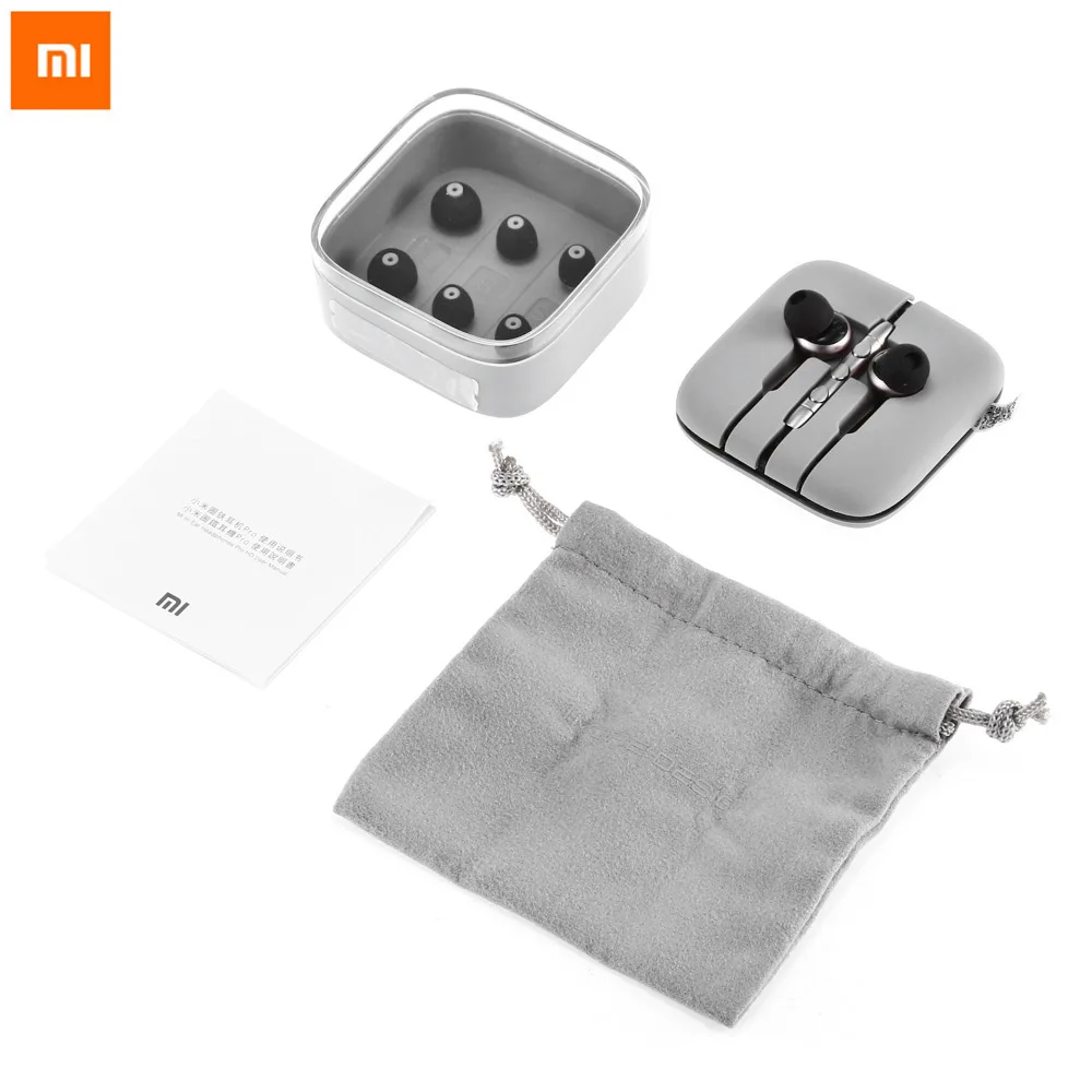 Оригинальные наушники Xiaomi Mi Hybrid Pro HD с микрофоном и шумоподавлением гарнитура для