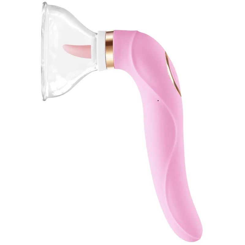 Oral Sex Pussy Sucking Dildo Vibrator Tongue Licking Clitoris Stimulator Nipple Sucking Vibrator Sex Toys for Woman Masturbate 2