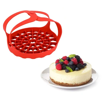 

Egg Steaming Tray Stand Pressure Cooker Sling For Instant Pot Multifunctional Silicone Egg Steamer Rack Insulation Pad