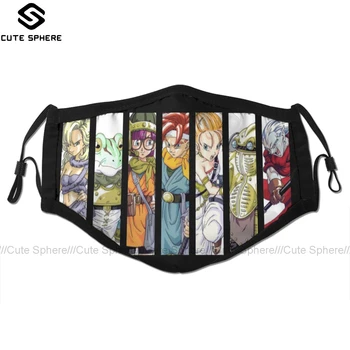 

Chrono Trigger Mouth Face Mask Chrono Trigger Facial Mask Fashion Funny with 2 Filters for Adult