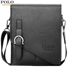 VICUNA POLO Fashion font b Men s b font Leather font b Shoulder b font font