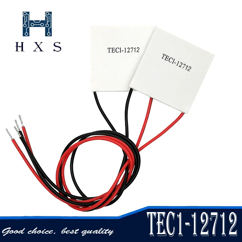TEC1-12712 1 шт. TEC1-12712 TEC Термоэлектрический охладитель Пельтье TEC1 12712 12 В 12A 40*40 мм Пельтье Elemente модуль радиатор Охлаждающая пластина - Цвет: TEC1-12712